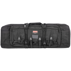 Birchwood Casey RBG36 Single Gun Case 36 in Black 600D Polyester with Padded Straps\t 3 Large Storage Pockets & Dual Zippered Storage