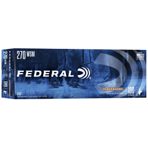 FEDERAL Powershok, 270wsm, 130 Grain, Soft Point, 20 Round Box 270wsme