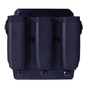 High Speed Gear Uniform Line, Triple Mag Pouch, Size 2, Black, Fits MOLLE or Belt, Kydex, Universal Clip Mount 42P203BK
