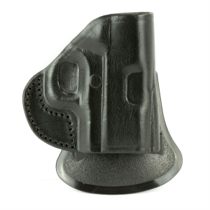 Tagua PD2R PD2R-200, Paddle Holster, Right Hand, Black, 5 in, Colt Govt, Leather PD2R-200