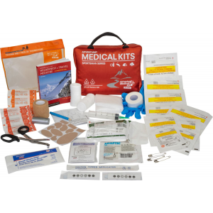 Adventure Medical Kits 01050300 Sportsman 300 Medical Kit Treats Injuries/Illnesses Waterproof Red