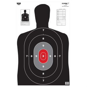 Birchwood Casey 37051 EZE-Scorer BC-27 Paper Target 23 in x 35 in 100 Per Pkg