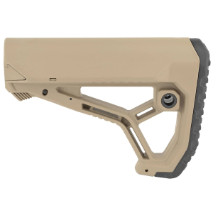 FAB Defense FXGLCORET GL-CORE AR15/M4 Buttstock for Mil-Spec and Commercial Tubes Flat Dark Earth, Stock - Fab Defense