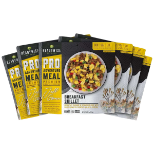 ReadyWise RW05192 Outdoor Food Kit Breakfast Skillet 2 Servings Per Pouch, 6 Per Case - Wise Foods