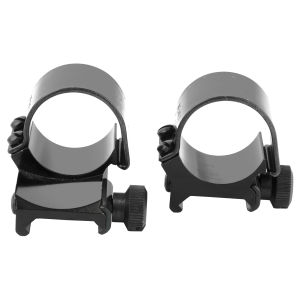 Weaver Detachable Top Mount Ring, 1 in, Medium Extension, Black 49090