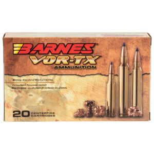 BARNES Bullets 21537 Vor-tx Rifle 300 Win Mag 165 Gr Tipped Tsx Boat Tail 20 Per Box/ 10 Cs