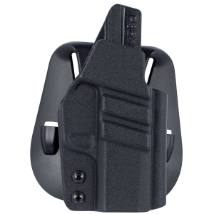 1791 Gunleather TACPDHOWBP365BLKR Tactical Kydex OWB Black Kydex Paddle Fits Sig P365 Right Hand