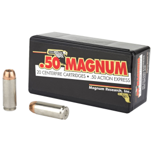 MAGNUM Research Blount Dep50jhp300b, 50 Action Express, 300 Grain, Jacketed Hollow Point, 20 Round Box Dep50jhp300b