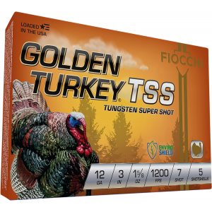 cchi 123TSS7 Golden Turkey TSS 12 Gauge 3 In 1 5/8 Oz 7 Shot 5 Per Box/ 10 Cs Ammo