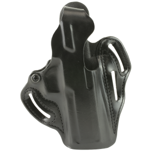 DeSantis Gunhide 001 Thumb Break Scabbard 001BA7HZ0, Belt Holster, Right Hand, Black, Sig P320/P250, Leather 001BA7HZ0