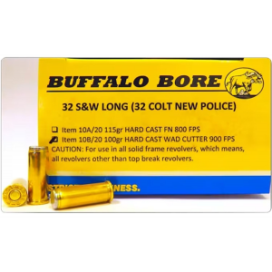 Buffalo Bore Ammunition 14D20 Buffalo-Barnes Strictly Business 44 S&W Spl 200 gr Barnes TAC XP Lead Free 20 Per Box/ 12 Cs