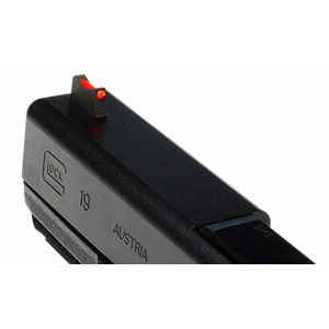 Wilson Combat 688FOR245 Vickers Elite Glock Sight Red Serrated\t Red Fiber Optic Front/Black Parkerized Frame\t Compatible w/Glock 9/40 Cal.\t Post Mount