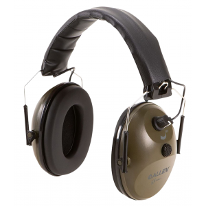 Allen 2225 Single Microphone Emuff 82 dB Over the Head OD Green/Black Adult