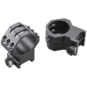 Weaver Mounts 48354 Six-Hole Skeleton Rings Matte Black 30mm Extra High