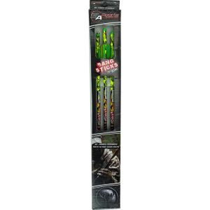 SA Sports Bang Sticks Crossbow Bolt 20 in Hi Vis Neon Camo 6 pk 594