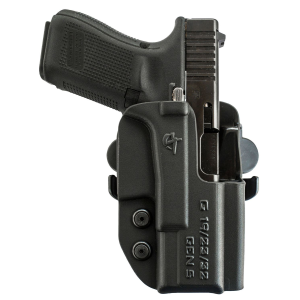 Comp-Tac C241GL234RBKN International OWB Black Kydex Belt Loop/Paddle Fits Glock 48 Right Hand