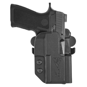 Comp-Tac C241SS260RBKN International OWB Black Kydex Belt Loop/Paddle Fits Sig P320X Compact Right Hand