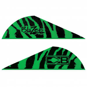 Bohning Blazer Vanes Green Tiger 100 pk 10832GT2