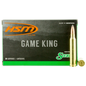 HSM 300WINMAG41N Game King 300 Win Mag 180 gr Sierra GameKing Spitzer Boat Tail 20 Per Box/ 20 Cs