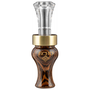 Echo Calls 90016 Timber Double Reed Mallard Sounds Attracts Ducks Brown Bocote Timber