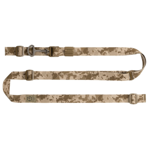 Edgar Sherman Design ESD Sling, 2-Point Combat Sling, 1 in Webbing, Polymer Hardware, Matte Finish, AOR1 Desert Digital ESD-SL-AOR1