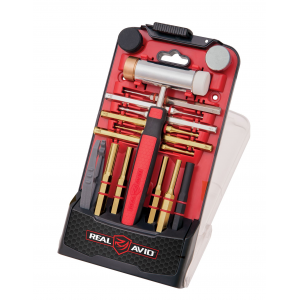Real Avid AVHPS-B Accu-Punch Punch Set Brass/Nylon/Steel Universal Firearm