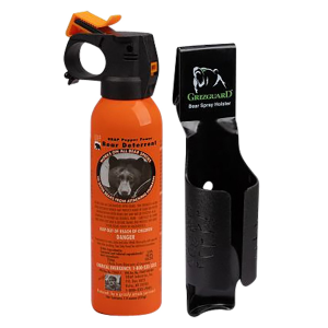 UDAP SOG Bear Spray OC Pepper Range 30 ft 7.90 oz\t Includes Griz Guard Holster