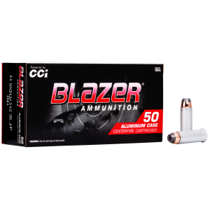 CCI 3564 Blazer Handgun 44 Rem Mag 240 Gr Jacket Hollow Point 50 Per Box/ 20 Cs