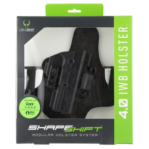 Alien Gear SSIW0833RHXX 4.0 IWB Holster S&W M&P Shield 45 Injection Molded Polymer Black - Aliengear