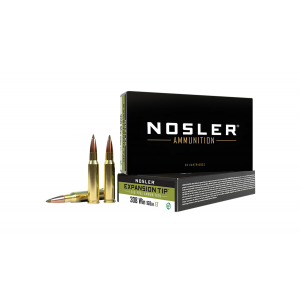 NOSLER 40035 E-tip 308 Win 168 Gr E Tip Lead Free 20 Per Box/ 10 Cs