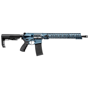 Patriot Ordnance 02055 Wonder 223 Rem/5.56 NATO 30+1 13.75 Black Nitrided Barrel, Blue Titanium Cerakote Pic Rail Aluminum Receiver, M-LOK Handguard, Black Synthetic 6 Position MFT Minimalist Stock, Black Ergo Grip, Rifle