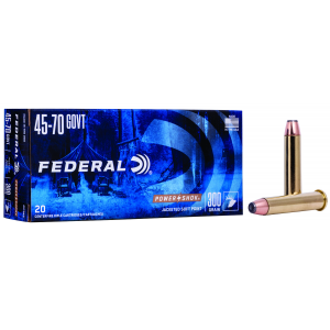 FEDERAL 4570as Power-shok 45-70 Gov 300 Gr Jacketed Soft Point 20 Per Box/ 10 Cs