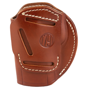 1791 Gunleather 3WH6CBRA 3-Way IWB/OWB Size 06 Classic Brown Leather Belt Loop Fits Beretta 92 Fits Walther PPQ Fits Sig P320 Ambidextrous Hand