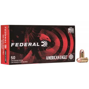 Federal AE380AP American Eagle Handgun 380 ACP 95 gr Full Metal Jacket 50 Per Box/ 20 Cs