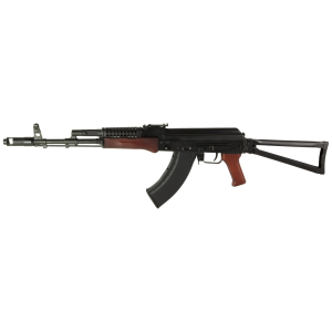 KALASHNIKOV Usa Kr-103sfsrw-tri, Semi-auto Rifle, 7.62x39, 16.33 In Barrel, Cheese Grater Upper Handguard, Matte Finish, Black, Red Wood Furniture, Side Folding Triangle Stock, 30 Rounds, 1 Mag Kr-103sfsrw-tri 811777021712 217399