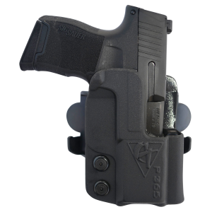 Comp-Tac C241SS263RBKN International OWB Black Kydex Belt Loop/Paddle Fits Sig P365XL Right Hand