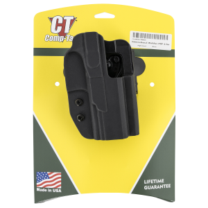 Comp-Tac C241WA327RBKN International OWB Black Kydex Belt Slide/Paddle Fits Walther PDP Fits 4.50 in Barrel Right Hand