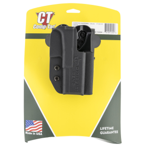Comp-Tac C241SS191RBKN International OWB Black Kydex Belt Slide/Paddle Fits Sig P365 Right Hand