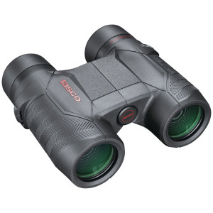 Tasco 100832 Focus-Free 8x32mm Roof Prism, Insta Focus Black Aluminum w/Rubber Armor Binoculars - Tasco