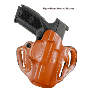 DeSantis Gunhide 002TB7WZ0 Speed Scabbard OWB Tan Leather Belt Slide Fits Springfield Prodigy w/wo Red Dot Fits 4.25 in Barrel Left Hand