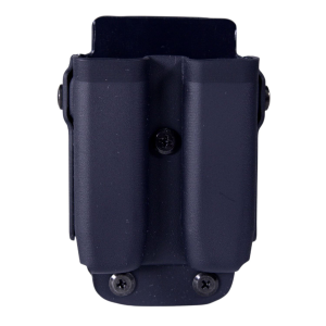 High Speed Gear Uniform Line, Twin Mag Pouch, Size 2, Black, Fits MOLLE or Belt, Kydex, Universal Clip Mount 42P202BK - High Speed Gear