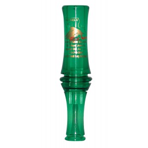 Haydel's Game Calls RL99 inRedleg in Mallard Open Call Double Reed Mallard Sounds Attracts Ducks Green Plastic
