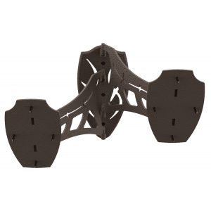 Skullhooker SKH-DSM-BRN Dual Shoulder Mount Mounting Kit Wall Mount Steel Brown Small/Mid-Size Game