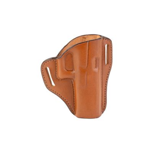 Bianchi Model #57 Remedy Open Top Leather Holster 25028, Fits Glock 17/22/31, Tan, Right Hand 25028