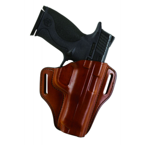 Bianchi 23940 57 Remedy OWB Size 12 Tan Leather Belt Slide Fits Colt 1911 Commander Right Hand