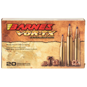 BARNES Bullets 21526 Vor-tx Rifle 7mm Rem Mag 140 Gr Tipped Tsx Boat Tail 20 Per Box/ 10 Cs