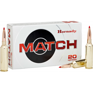 HORNADY 82180 Match 300 Win Mag 195 Gr Extremely Low Drag Match 20 Per Box/ 10 Cs