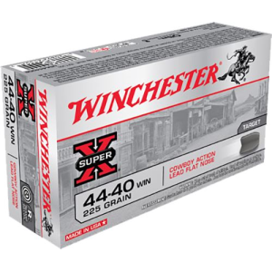 Winchester USA4440CB Super X Cowboy Action 44-40Win 225gr Lead Flat Nose 50 Per Box/10 Case Centerfire, Rifle Ammunition