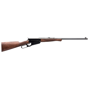 Winchester 534286154 Model 1895 High Grade Full Size 405 Win 4+1 24 in Gloss Blued Button-d Barrel, Steel Receiver, Grade III/IV Walnut Straight Grip Stock, Rifle