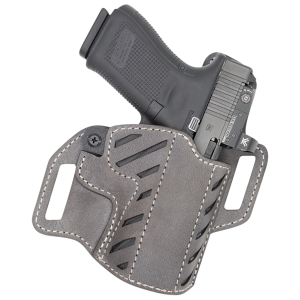 Versacarry 832123 Decree OWB Size 02 Gray Leather Belt Slide